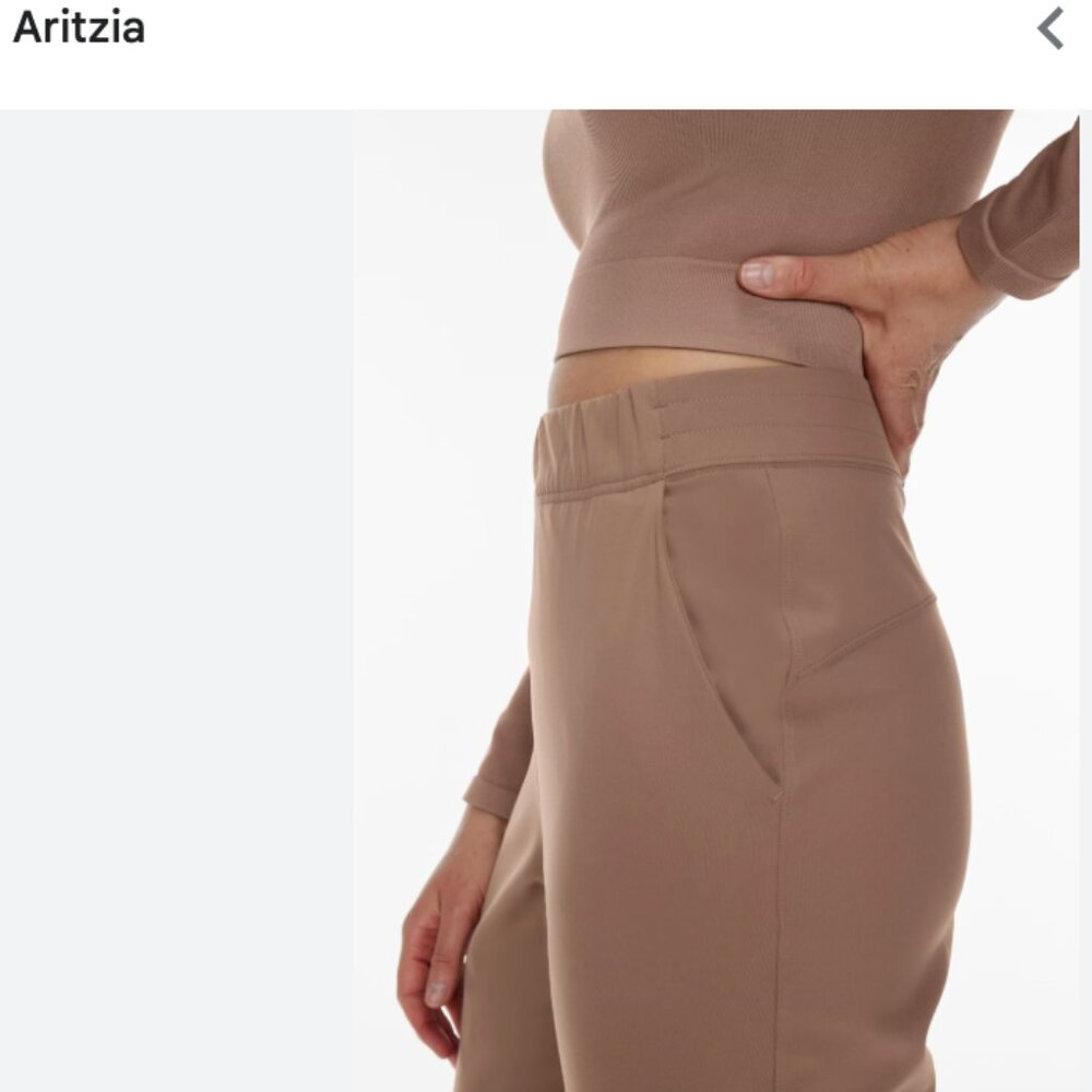 Aritizia Babaton weekender pant in XS taupe or navy EUC